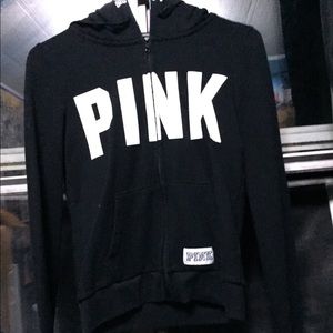Pink black sweatshirt